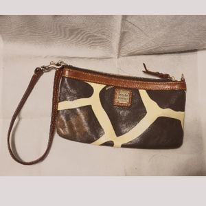 Dooney and Bourke Giraffe Print Wristlet